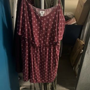 Maroon dress, Old Navy